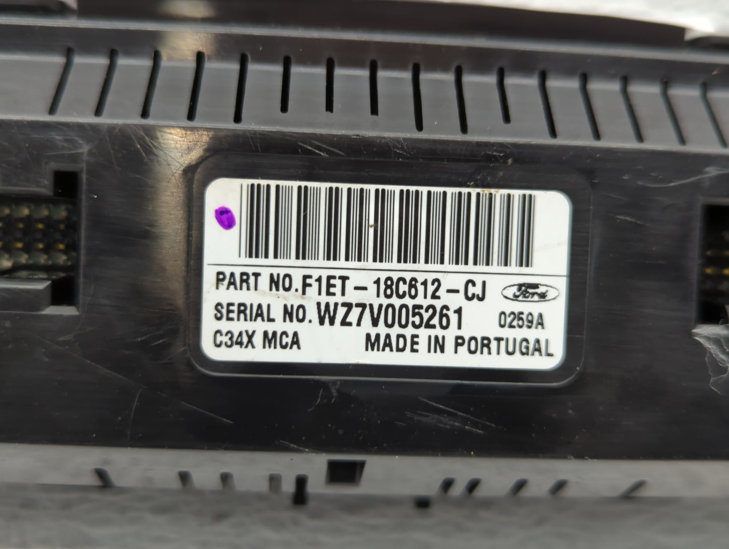 2017 Ford Focus Climate Control Module Temperature AC/Heater Replacement P/N:F1ET-18C612-CJ Fits OEM Used Auto Parts - Oemus