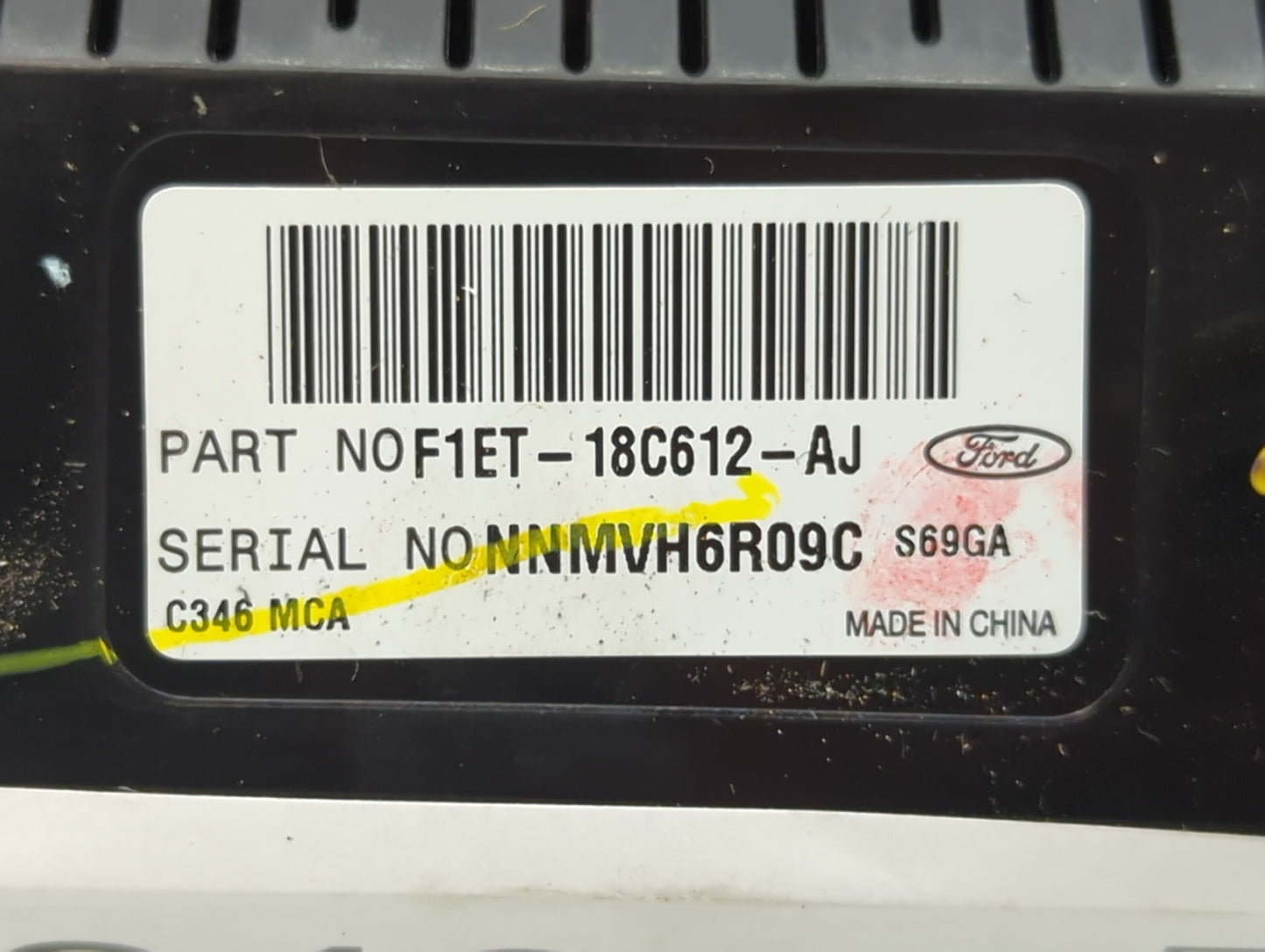 2015-2018 Ford Focus Climate Control Module Temperature AC/Heater Replacement P/N:F1ET-18C612-AJ Fits Fits 2015 2016 2017 20