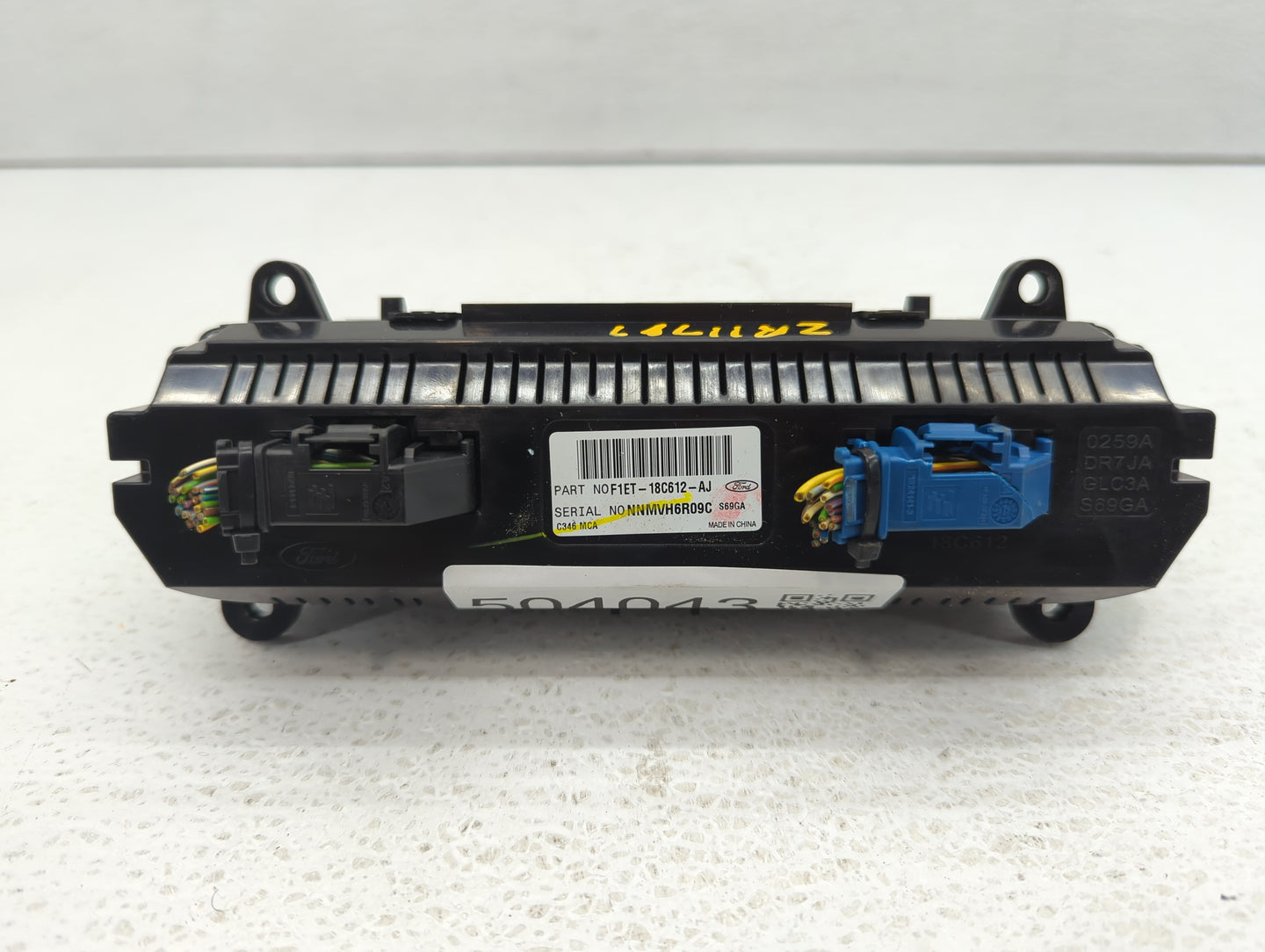 2015-2018 Ford Focus Climate Control Module Temperature AC/Heater Replacement P/N:F1ET-18C612-AJ Fits Fits 2015 2016 2017 20