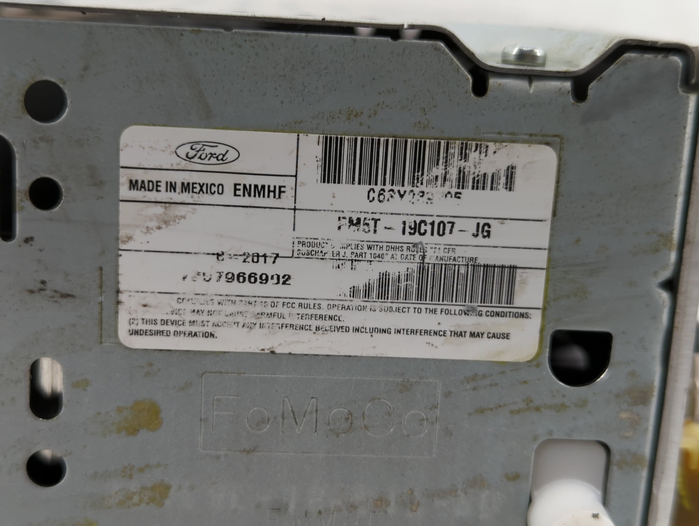 2017-2018 Ford Focus Am Fm Cd Player Radio Receiver - Oemusedautoparts1.com