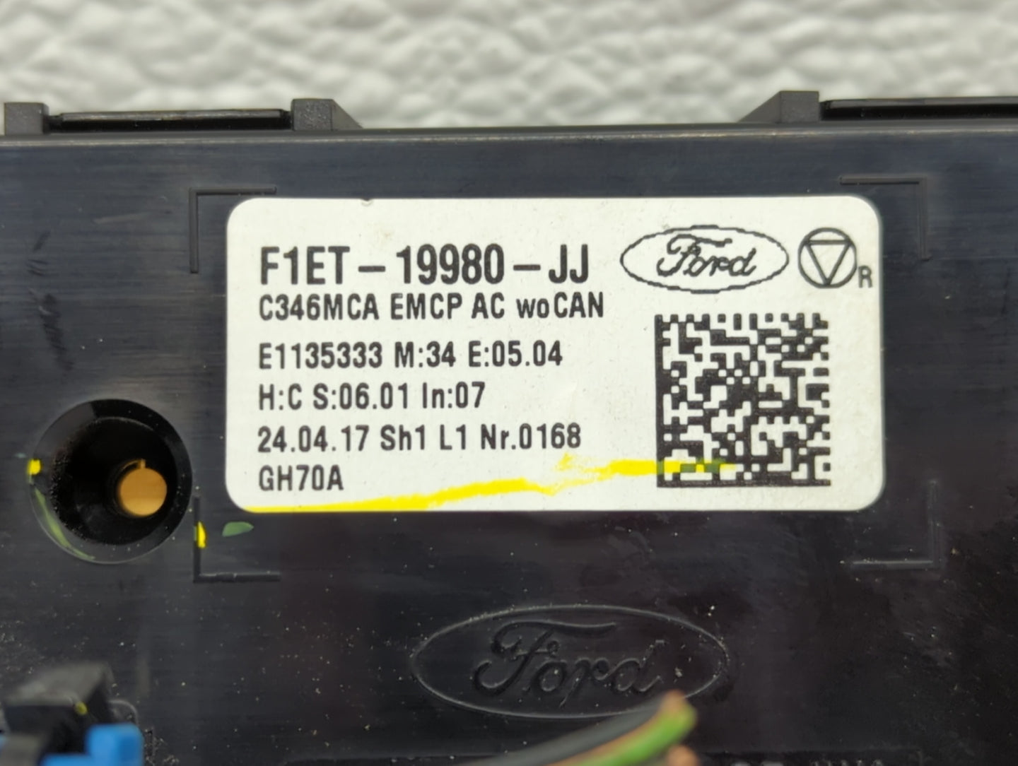2015-2018 Ford Focus Climate Control Module Temperature AC/Heater Replacement P/N:F1ET-19980-JJ Fits Fits 2015 2016 2017 201