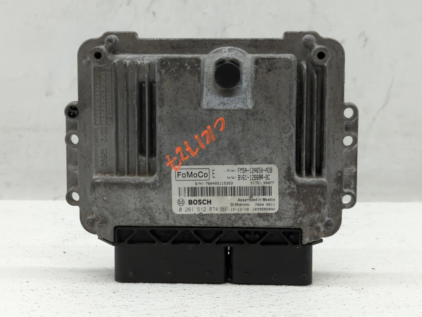 2013-2018 Ford Focus PCM Engine Control Computer ECU ECM PCU OEM P/N:BV61-12B684-BC FM5A-12A650-ADB Fits OEM Used Auto Parts
