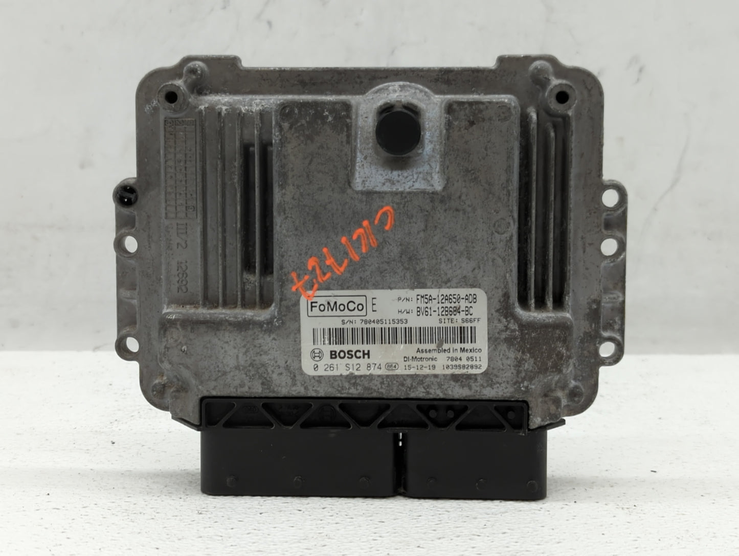 2013-2018 Ford Focus PCM Engine Control Computer ECU ECM PCU OEM P/N:BV61-12B684-BC FM5A-12A650-ADB Fits OEM Used Auto Parts