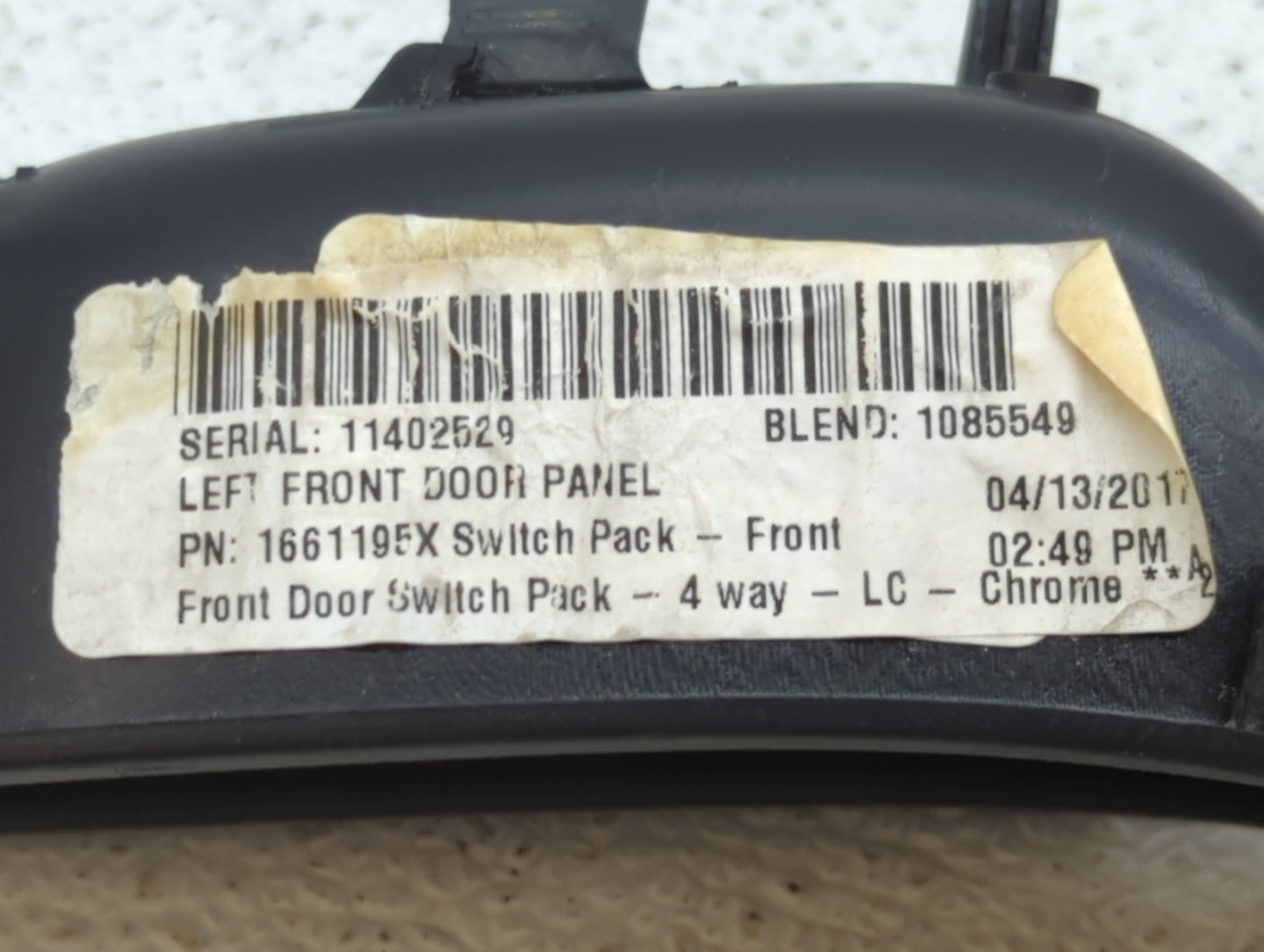 2012-2018 Ford Focus Master Power Window Switch Replacement Driver Side Left P/N:F1ET-14A132-AC Fits OEM Used Auto Parts - O