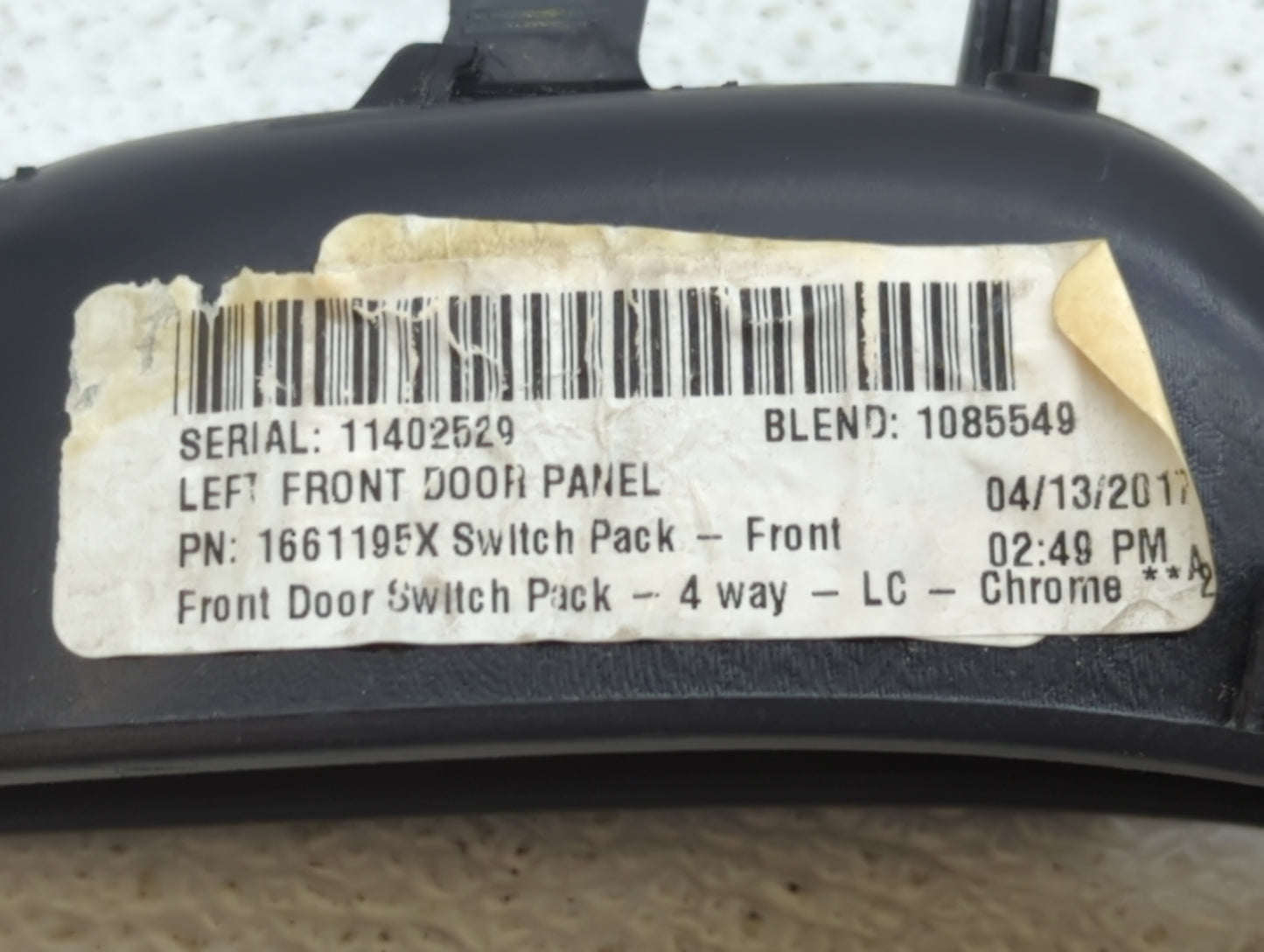 2012-2018 Ford Focus Master Power Window Switch Replacement Driver Side Left P/N:F1ET-14A132-AC Fits OEM Used Auto Parts - O