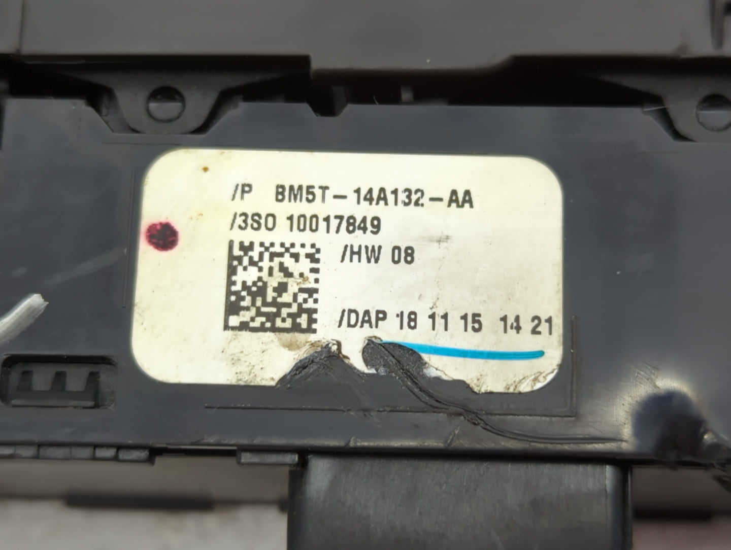 2012-2018 Ford Focus Master Power Window Switch Replacement Driver Side Left P/N:BM5T-14A132-AA F1ET-14A132-AC Fits OEM Used