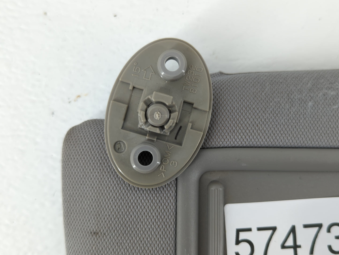 2013-2018 Ford Focus Sun Visor Shade Replacement Passenger Right Mirror Fits Fits 2013 2014 2015 2016 2017 2018 OEM Used Aut