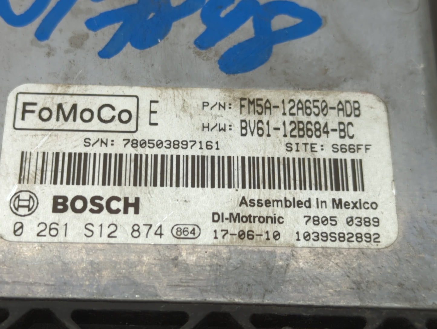 2013-2018 Ford Focus PCM Engine Control Computer ECU ECM PCU OEM P/N:FM5A-12A650-ADB Fits Fits 2013 2014 2015 2016 2017 2018