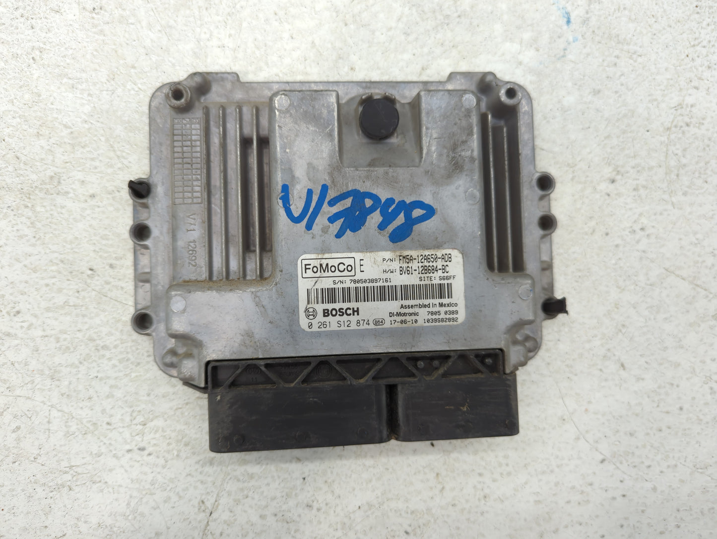 2013-2018 Ford Focus PCM Engine Control Computer ECU ECM PCU OEM P/N:FM5A-12A650-ADB Fits Fits 2013 2014 2015 2016 2017 2018
