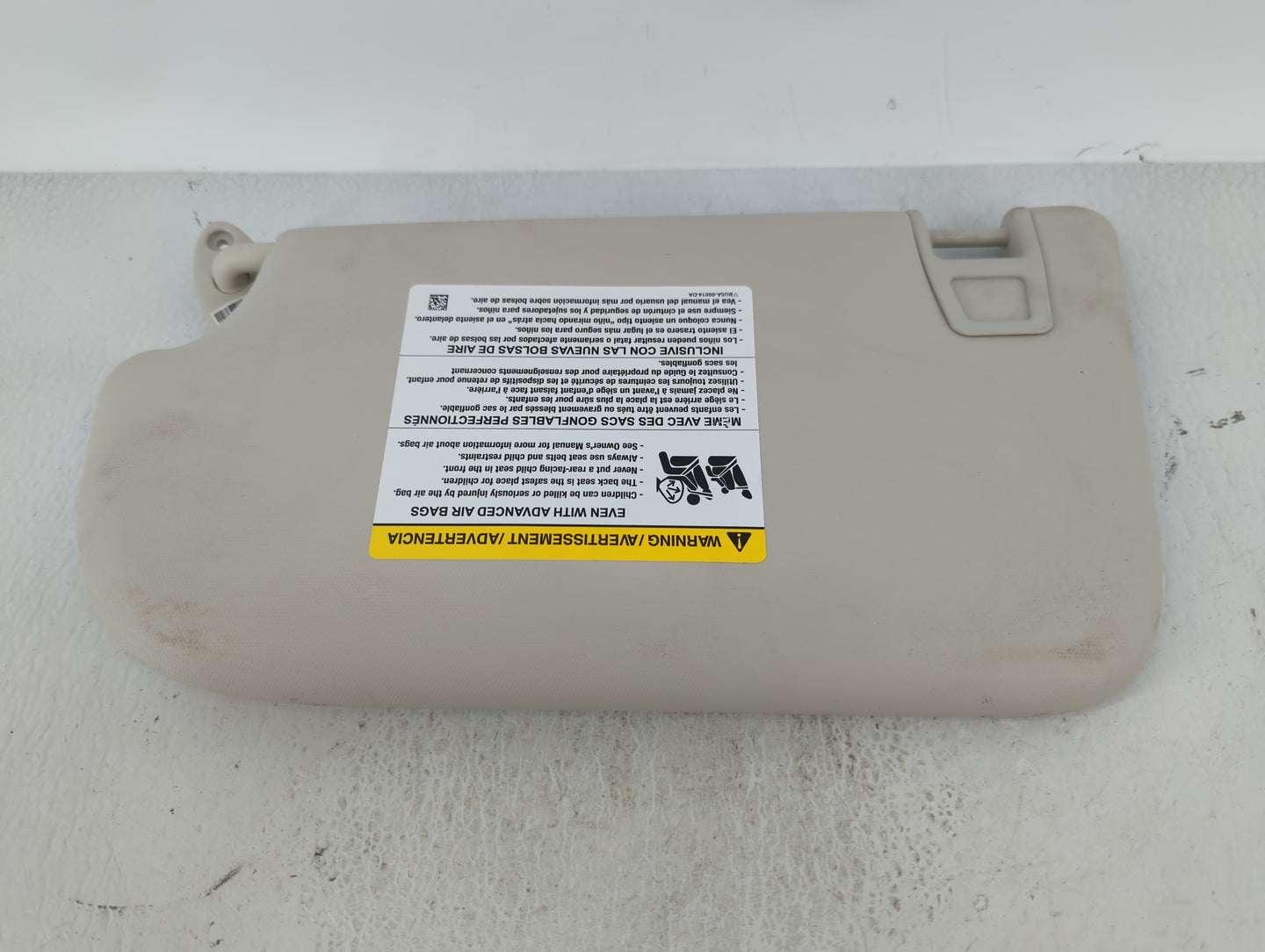 2013-2015 Ford Focus Sun Visor Shade Replacement Passenger Right Mirror Fits Fits 2013 2014 2015 OEM Used Auto Parts - Oemus