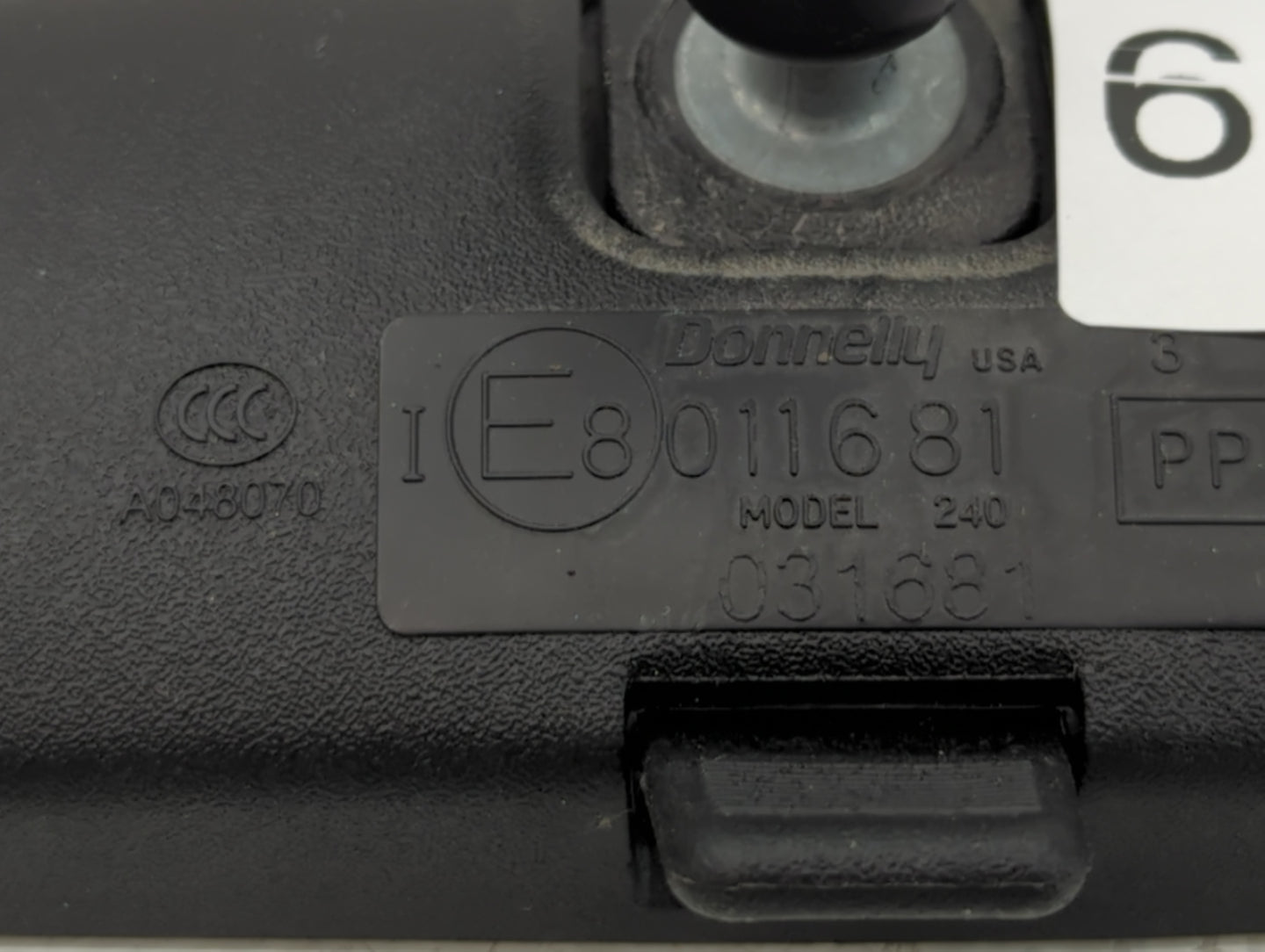 2010-2018 Ford Focus Interior Rear View Mirror Replacement OEM P/N:E8011681 Fits OEM Used Auto Parts - Oemusedautoparts1.com