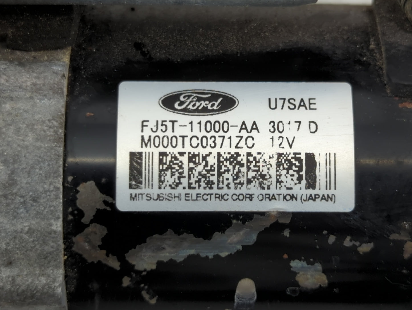 2012-2018 Ford Focus Car Starter Motor Solenoid OEM P/N:M000TC0371ZC FJ5T-11000-AA Fits OEM Used Auto Parts - Oemusedautopar
