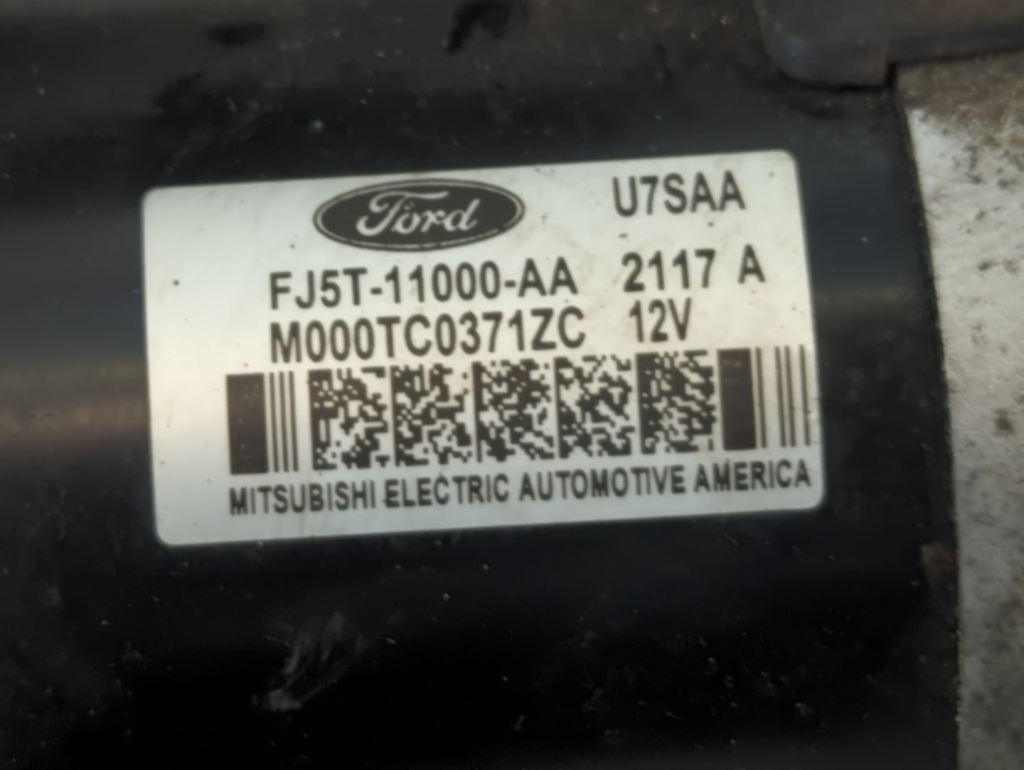 2012-2018 Ford Focus Car Starter Motor Solenoid OEM P/N:M000TC0371ZC FJ5T-11000-AA Fits OEM Used Auto Parts - Oemusedautopar