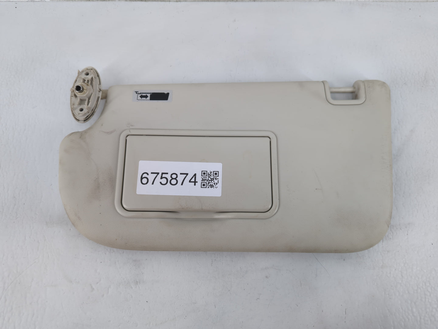 2013-2018 Ford Focus Sun Visor Shade Replacement Driver Left Mirror Fits Fits 2013 2014 2015 2016 2017 2018 OEM Used Auto Pa