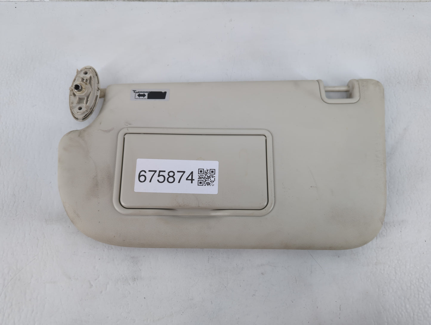 2013-2018 Ford Focus Sun Visor Shade Replacement Driver Left Mirror Fits Fits 2013 2014 2015 2016 2017 2018 OEM Used Auto Pa
