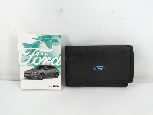 2017 Ford Focus Owners Manual Book Guide P/N:HM5J 19A321 AA OEM Used Auto Parts - Oemusedautoparts1.com