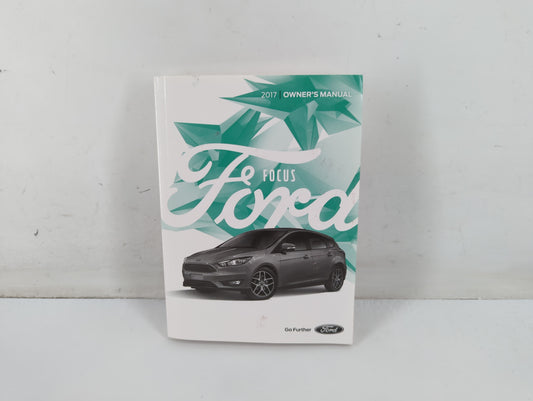 2017 Ford Focus Owners Manual Book Guide P/N:HM5J 19A321 AA OEM Used Auto Parts - Oemusedautoparts1.com
