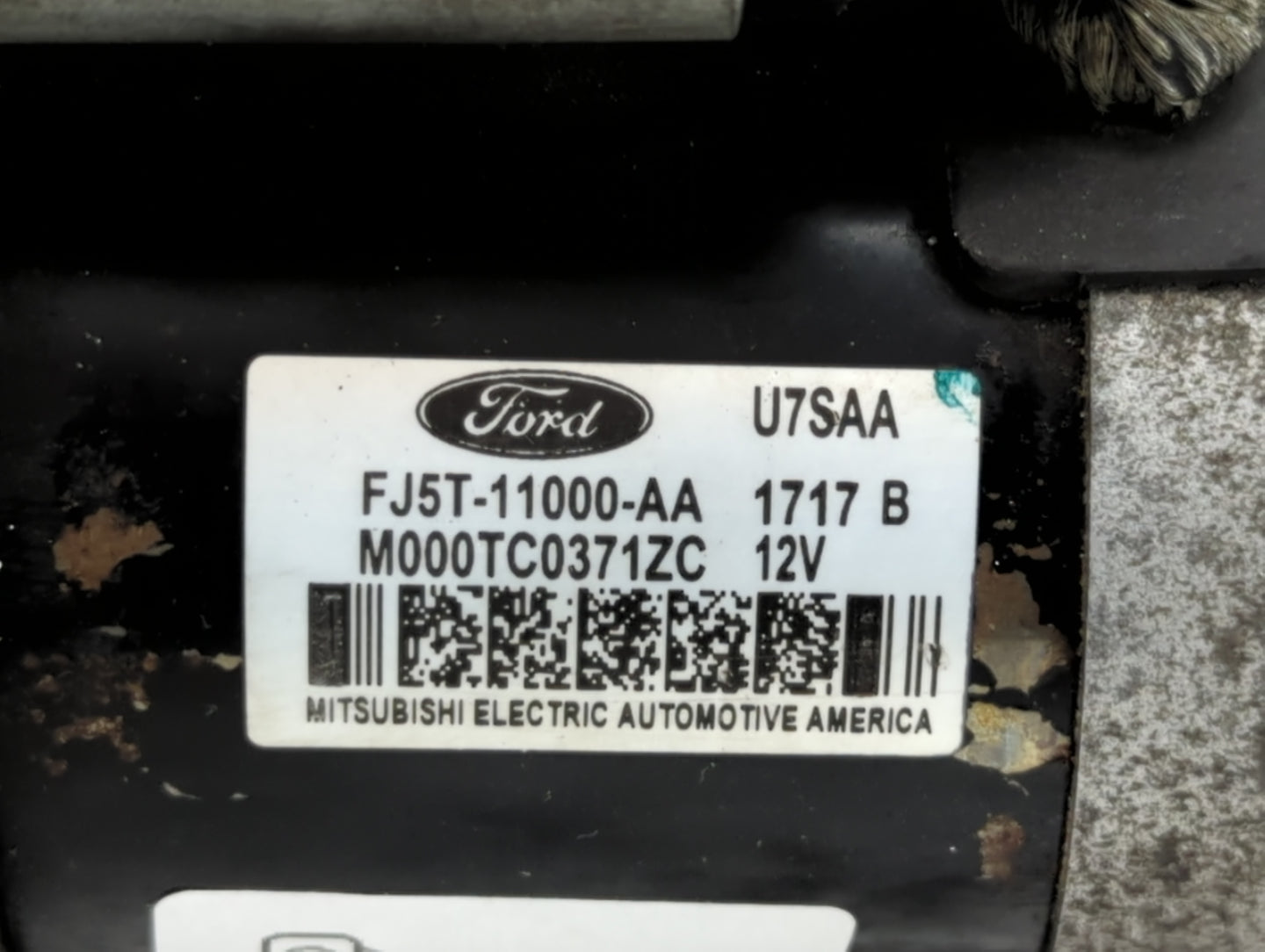2012-2018 Ford Focus Car Starter Motor Solenoid OEM P/N:FJ5T-11000-AA M000T89182ZC Fits OEM Used Auto Parts - Oemusedautopar
