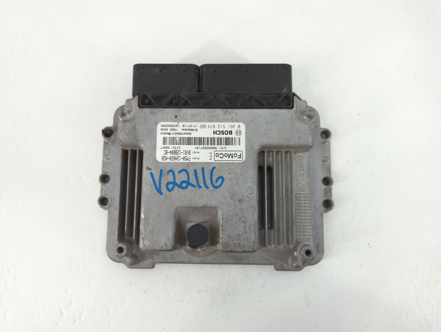 2013-2018 Ford Focus PCM Engine Control Computer ECU ECM PCU OEM P/N:0 261 S12 874 BV61-12B684-BC Fits OEM Used Auto Parts -