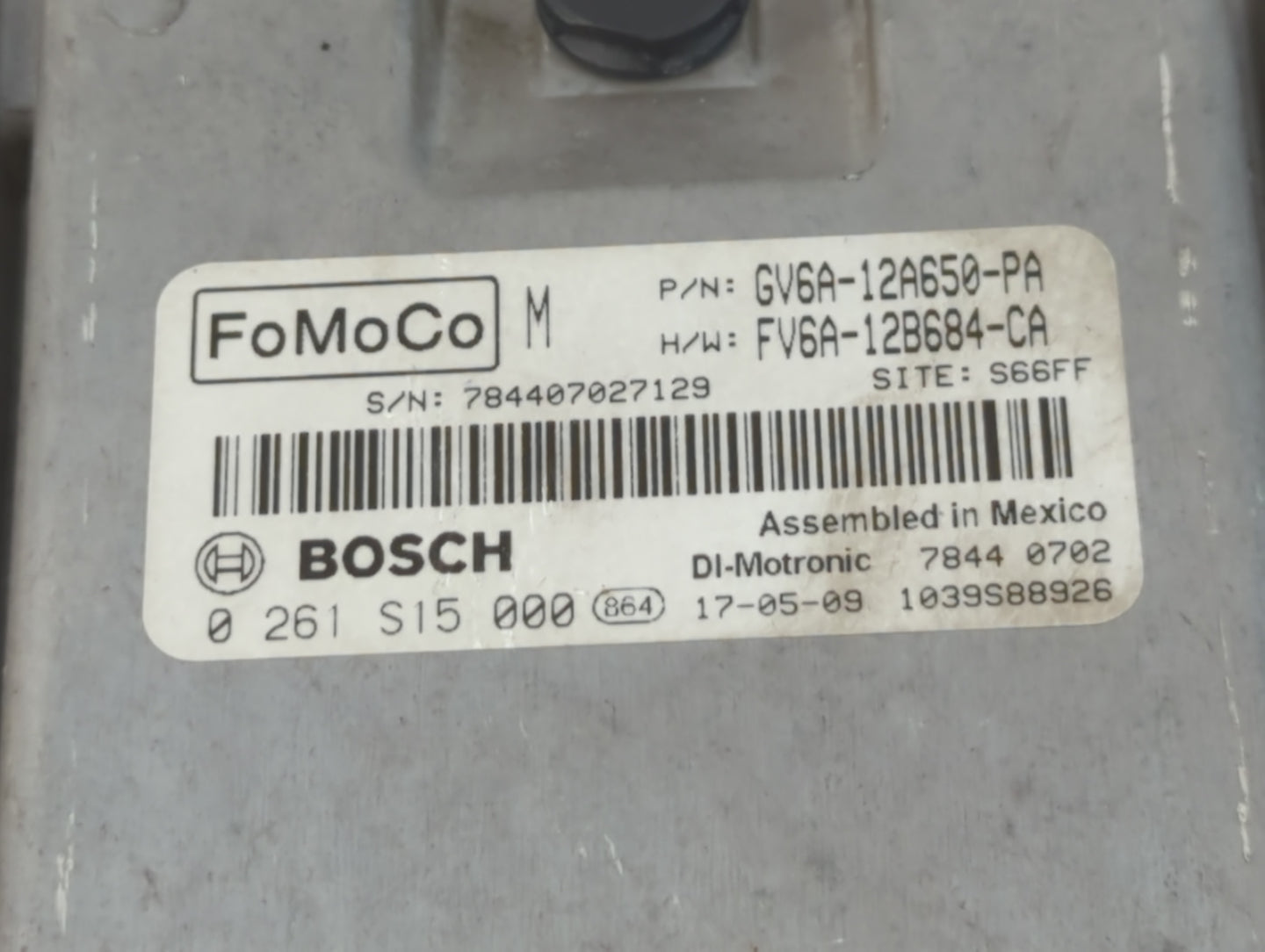 2016-2018 Ford Focus PCM Engine Control Computer ECU ECM PCU OEM P/N:FV6A-12B684-CA GV6A-12A650-PA Fits Fits 2016 2017 2018 