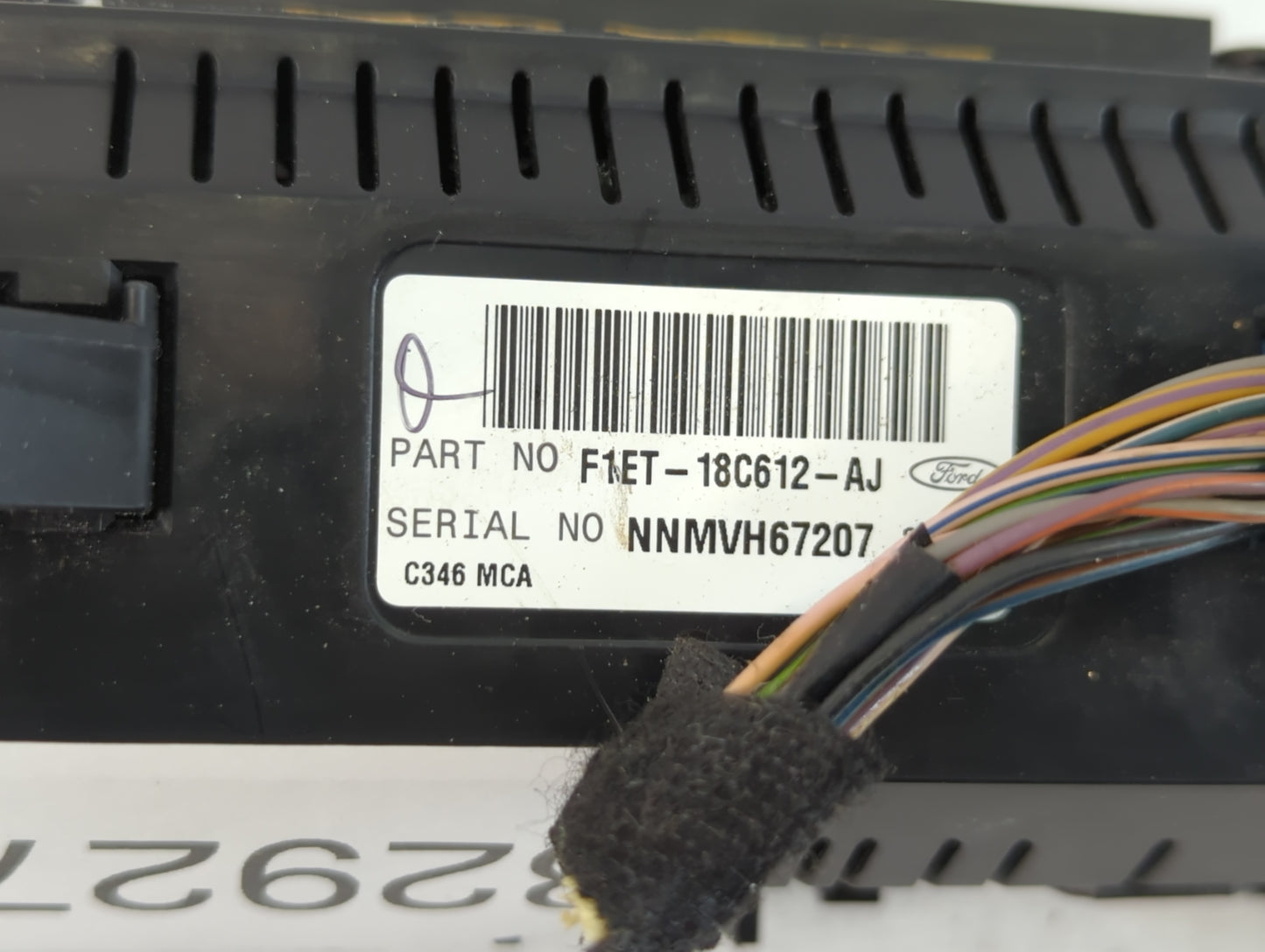 2015-2018 Ford Focus Climate Control Module Temperature AC/Heater Replacement P/N:F1ET-18C612-AJ Fits Fits 2015 2016 2017 20
