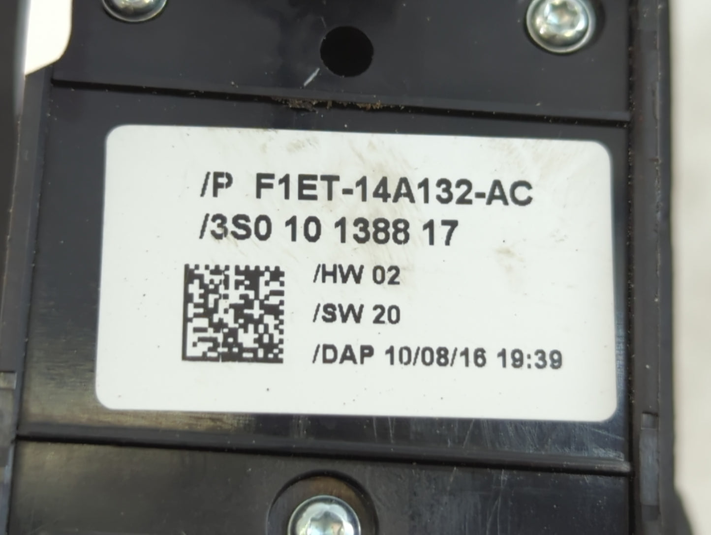 2012-2018 Ford Focus Master Power Window Switch Replacement Driver Side Left P/N:F1ET-14A132-AC Fits OEM Used Auto Parts - O
