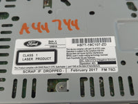2017-2020 Ford Fusion Radio AM FM Cd Player Receiver Replacement P/N:HS7T-19C107-ZD Fits Fits 2017 2018 2019 2020 OEM Used A