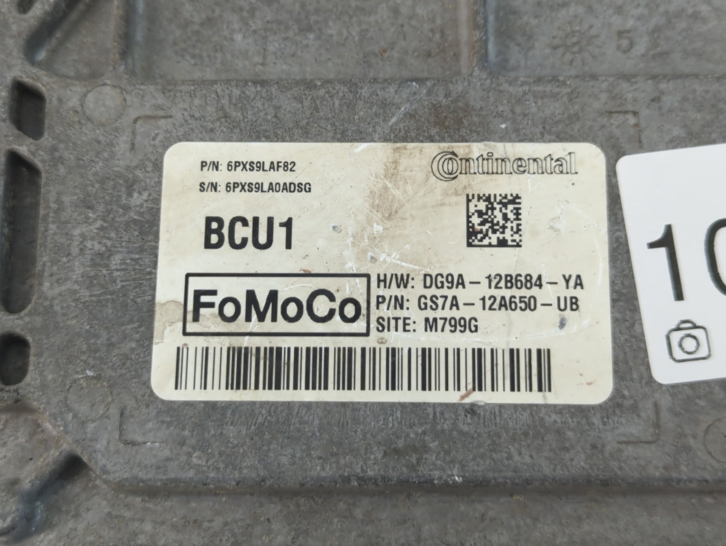 2014-2016 Ford Fusion PCM Engine Control Computer ECU ECM PCU OEM P/N:GS7A-12A650-UB Fits Fits 2014 2015 2016 OEM Used Auto 