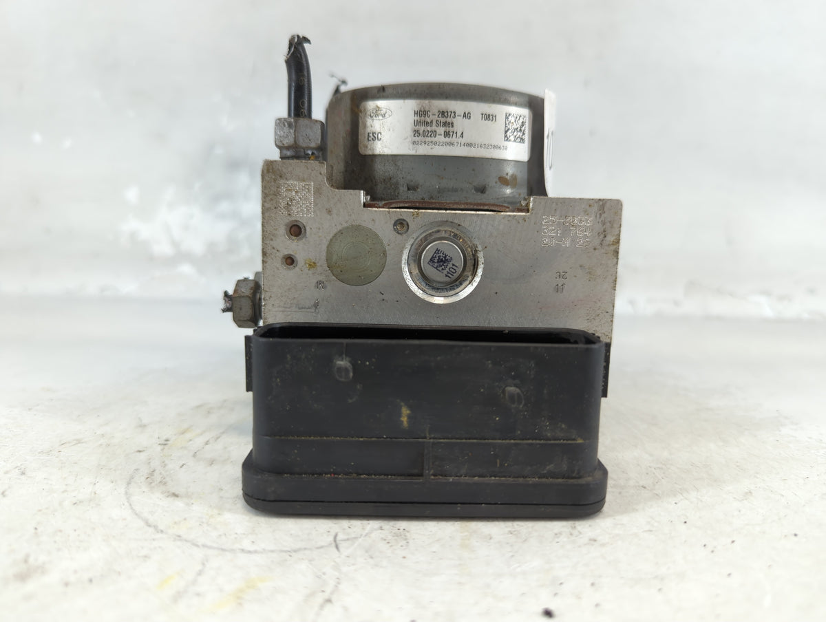 2017-2018 Ford Fusion Anti-Lock Brake ABS Pump Module Actuator OEM P/N:HG9C-2B373-AG Fits Fits 2017 2018 OEM Used Auto Parts