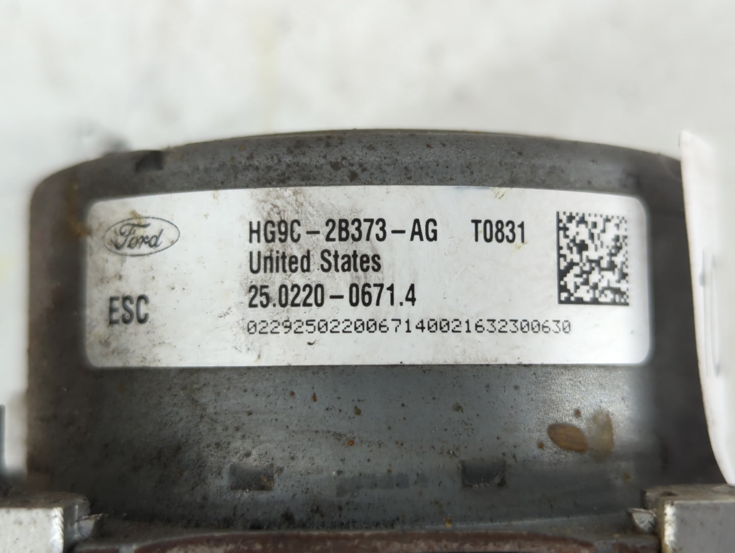 2017-2018 Ford Fusion ABS Pump Control Module Replacement P/N:HG9C-2B373-AG Fits Fits 2017 2018 OEM Used Auto Parts - Oemuse