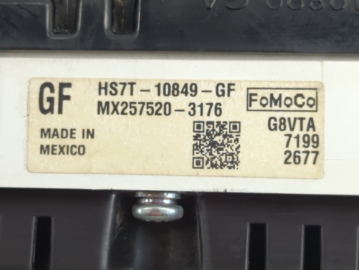 2017 Ford Fusion Instrument Cluster Speedometer Gauges P/N:HS7T-10849-GF Fits OEM Used Auto Parts - Oemusedautoparts1.com