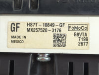 2017 Ford Fusion Instrument Cluster Speedometer Gauges P/N:HS7T-10849-GF Fits OEM Used Auto Parts - Oemusedautoparts1.com