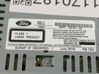 2017 Ford Fusion Radio AM FM Cd Player Receiver Replacement P/N:HS7T-19C107-ZA Fits OEM Used Auto Parts - Oemusedautoparts1.