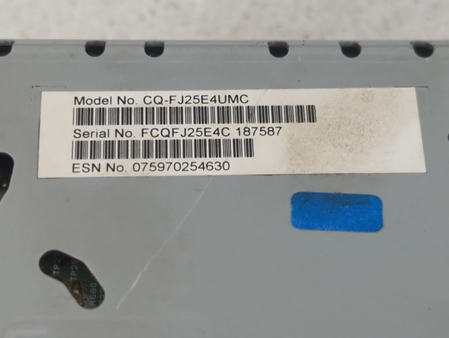 2017-2020 Ford Fusion Radio AM FM Cd Player Receiver Replacement P/N:CQ-FJ25E4UMC Fits Fits 2017 2018 2019 2020 OEM Used Aut