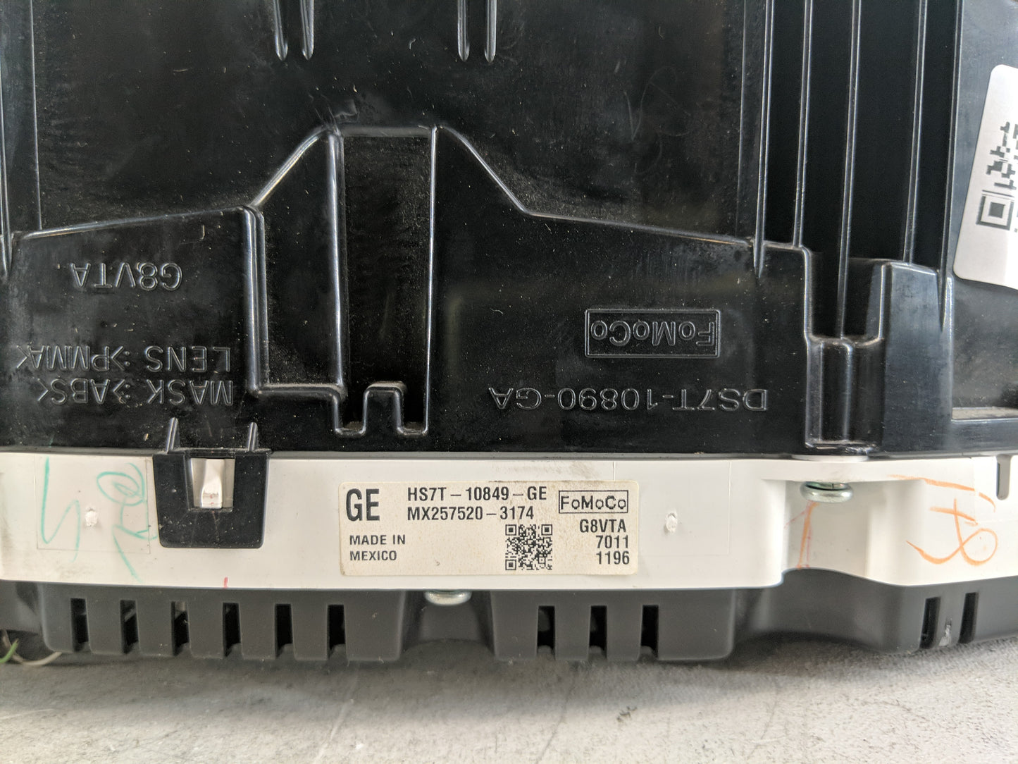 2017 Ford Fusion Instrument Cluster Speedometer Gauges P/N:HS7T-10849-GE Fits OEM Used Auto Parts - Oemusedautoparts1.com