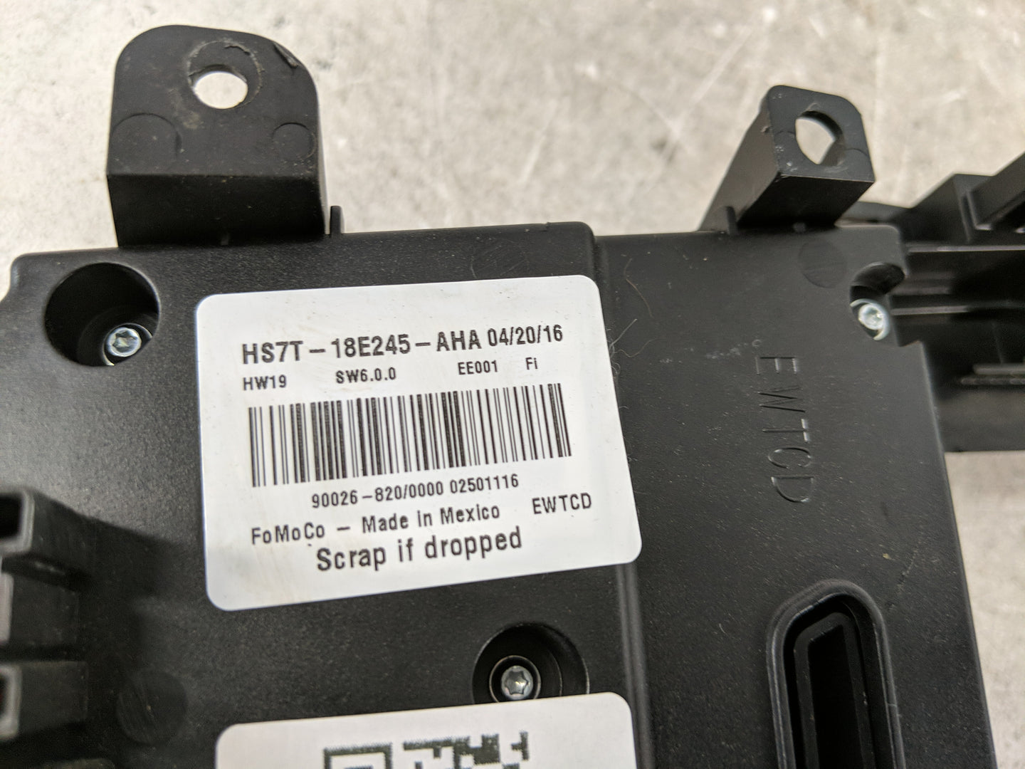 2016-2020 Ford Fusion Radio AM FM Cd Player Receiver Replacement P/N:HS7T-18E245-AHA Fits Fits 2016 2017 2018 2019 2020 OEM 