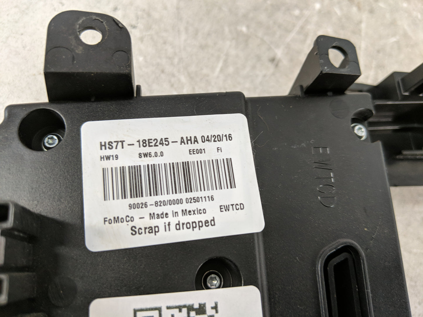 2016-2020 Ford Fusion Radio AM FM Cd Player Receiver Replacement P/N:HS7T-18E245-AHA Fits Fits 2016 2017 2018 2019 2020 OEM 