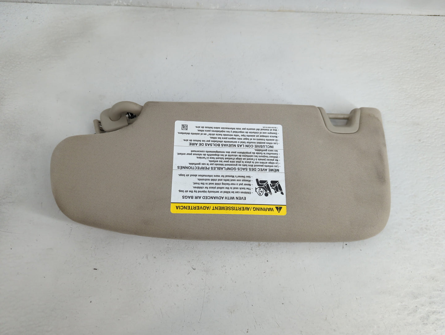 2017-2020 Ford Fusion Sun Visor Shade Replacement Passenger Right Mirror Fits Fits 2017 2018 2019 2020 OEM Used Auto Parts -