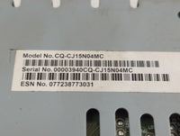 2017 Ford Fusion Radio AM FM Cd Player Receiver Replacement P/N:CQ-CJ15N04MC Fits OEM Used Auto Parts - Oemusedautoparts1.co