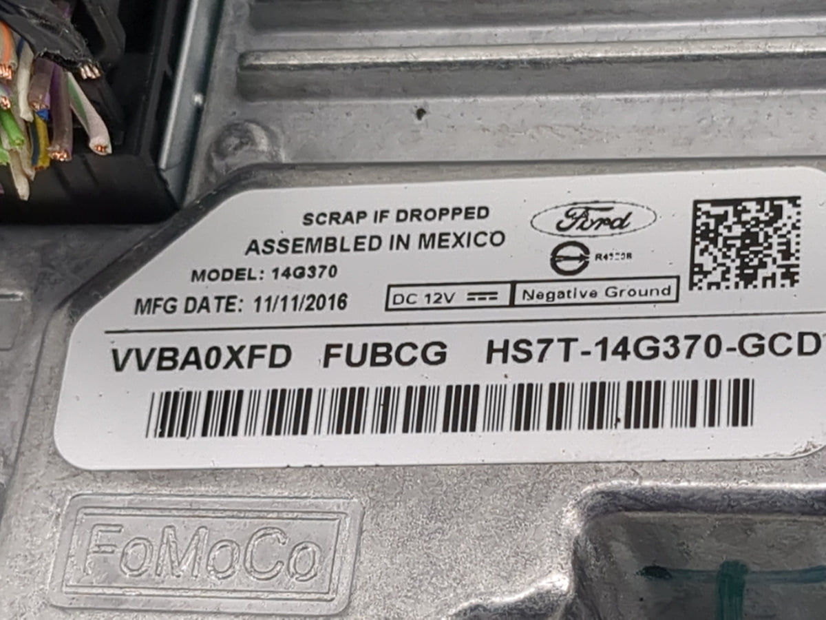 2017-2020 Ford Fusion Information Radio Display Screen 1257482 - Oemusedautoparts1.com