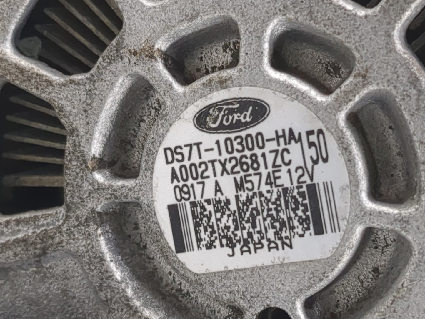 2016-2020 Ford Fusion Alternator Replacement Generator Charging Assembly Engine OEM P/N:A002TX2681ZC DS7T-10300-HA Fits OEM 