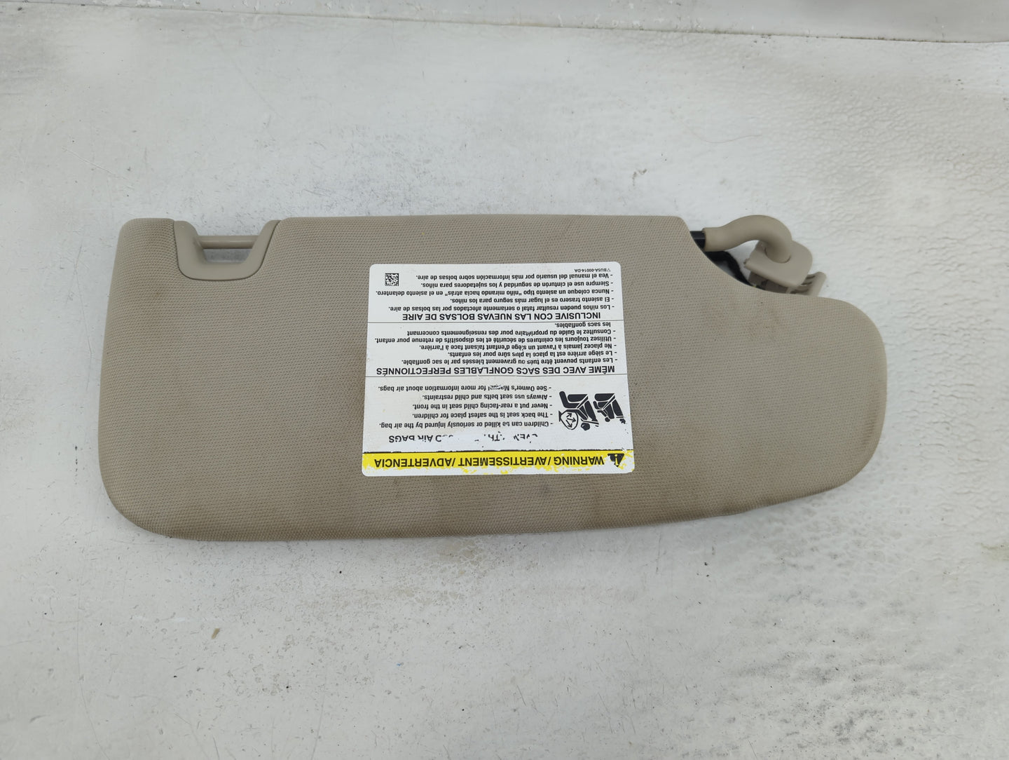 2017-2020 Ford Fusion Sun Visor Shade Replacement Driver Left Mirror Fits Fits 2017 2018 2019 2020 OEM Used Auto Parts - Oem