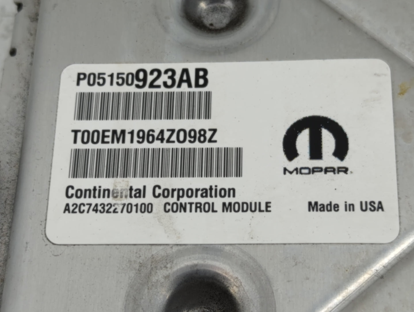 2017-2019 Ford Fusion PCM Engine Control Computer ECU ECM PCU OEM P/N:P68239253AB P05150923AB Fits Fits 2017 2018 2019 OEM U