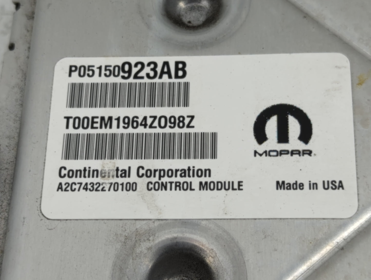 2017-2019 Ford Fusion PCM Engine Control Computer ECU ECM PCU OEM P/N:P68239253AB P05150923AB Fits Fits 2017 2018 2019 OEM U