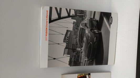 2017 Ford Fusion Owners Manual Book Guide OEM Used Auto Parts - Oemusedautoparts1.com