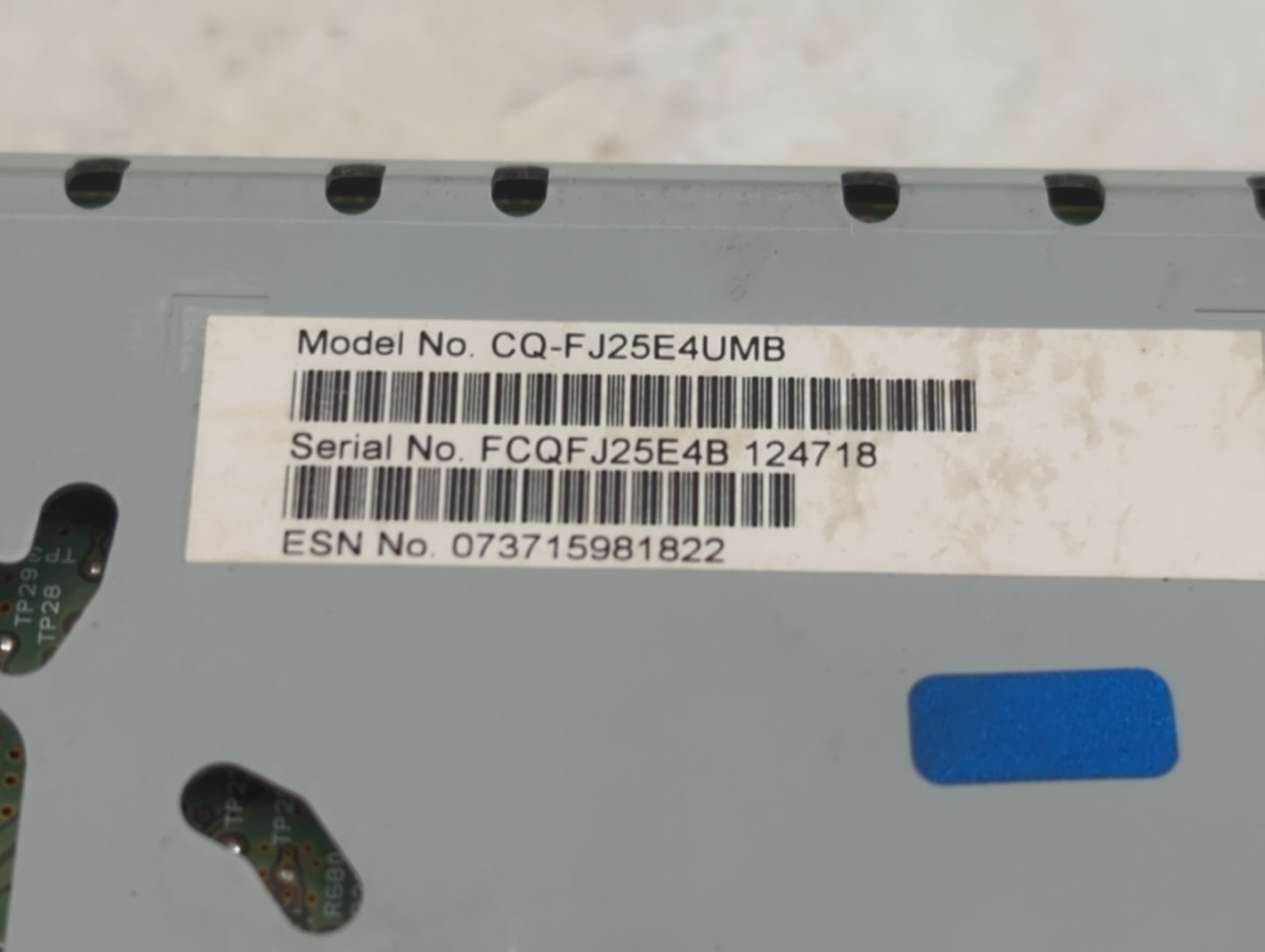 2017-2020 Ford Fusion Radio AM FM Cd Player Receiver Replacement P/N:CQ-FJ25E4UMB Fits Fits 2017 2018 2019 2020 OEM Used Aut