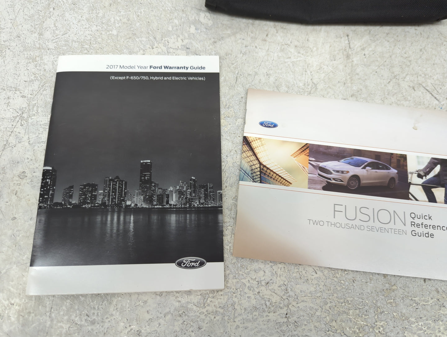 2017 Ford Fusion Owners Manual Book Guide P/N:HE5J19A321AB OEM Used Auto Parts - Oemusedautoparts1.com