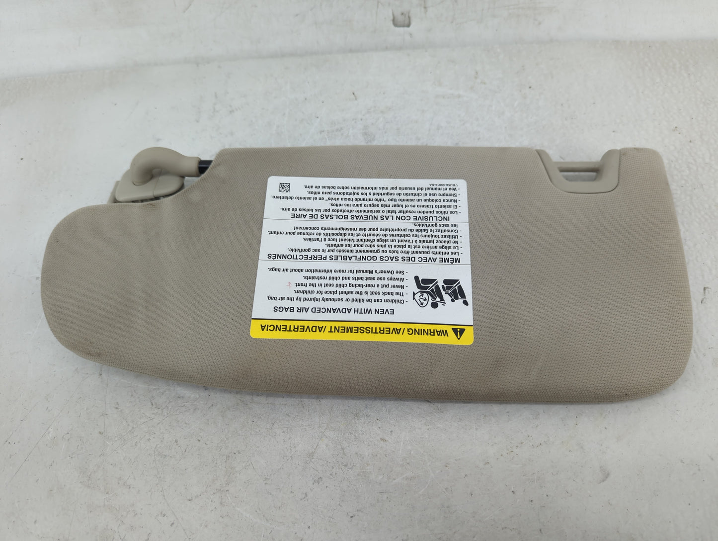 2017-2020 Ford Fusion Sun Visor Shade Replacement Passenger Right Mirror Fits Fits 2017 2018 2019 2020 OEM Used Auto Parts -