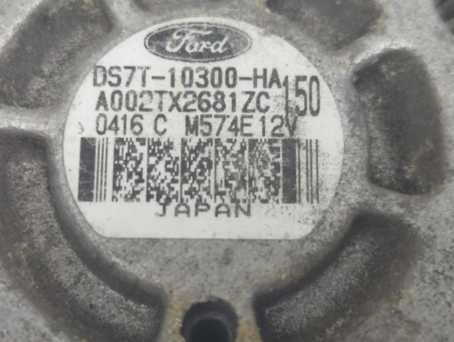 2013-2020 Ford Fusion Alternator Replacement Generator Charging Assembly Engine OEM P/N:DS7T-10300-HA Fits OEM Used Auto Par