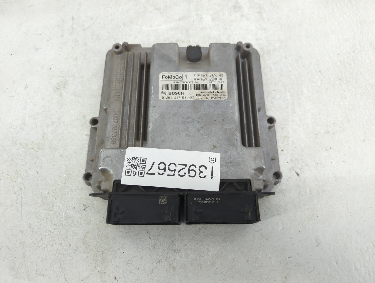 2017-2019 Ford Fusion PCM Engine Control Computer ECU ECM PCU OEM P/N:HS7A-12A650-ABB 0 261 S17 581 Fits Fits 2017 2018 2019